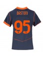 Billige Inter Milan Alessandro Bastoni #95 Tredjedrakt Dame 2025-26 Kortermet